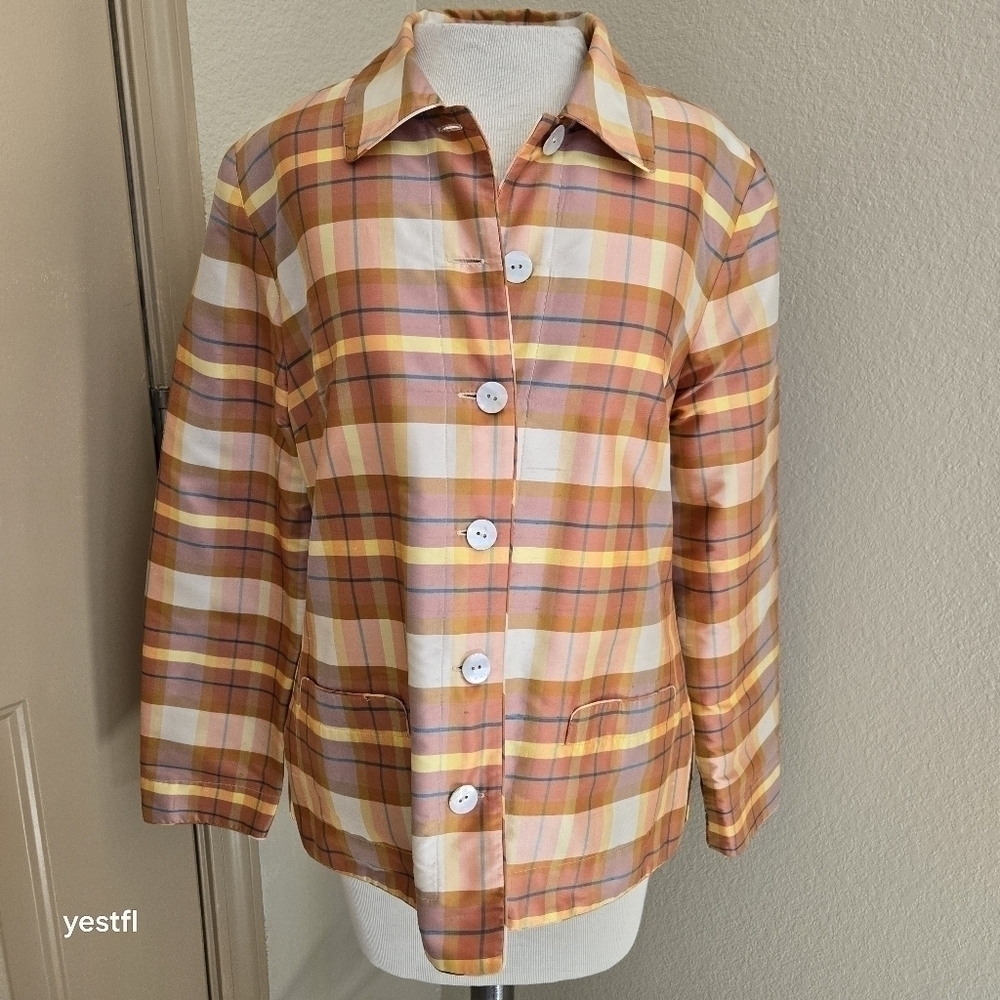 Harris Wallace New York silk blazer 10